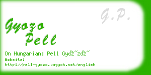 gyozo pell business card